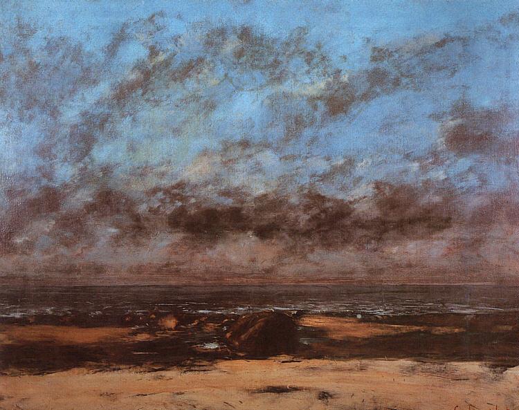 Gustave Courbet Low Tide known as Immensity
